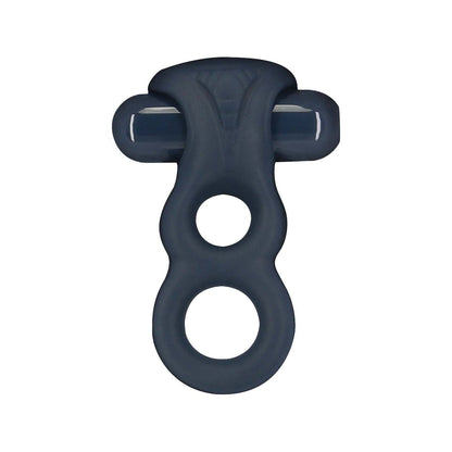 LUX active® Triad – 4.5" Vibrating Dual Cock Ring – Remote Included