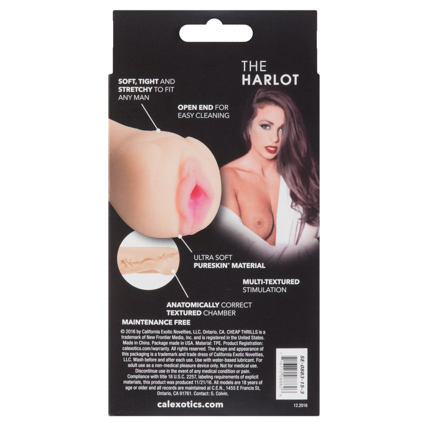 CalExotics® Cheap Thrills Pureskin Masturbator - The Harlot