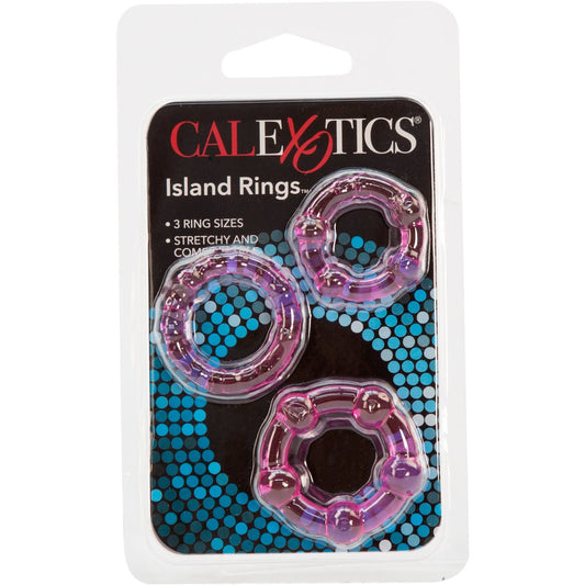 CalExotics® Silicone Island Rings - Pink
