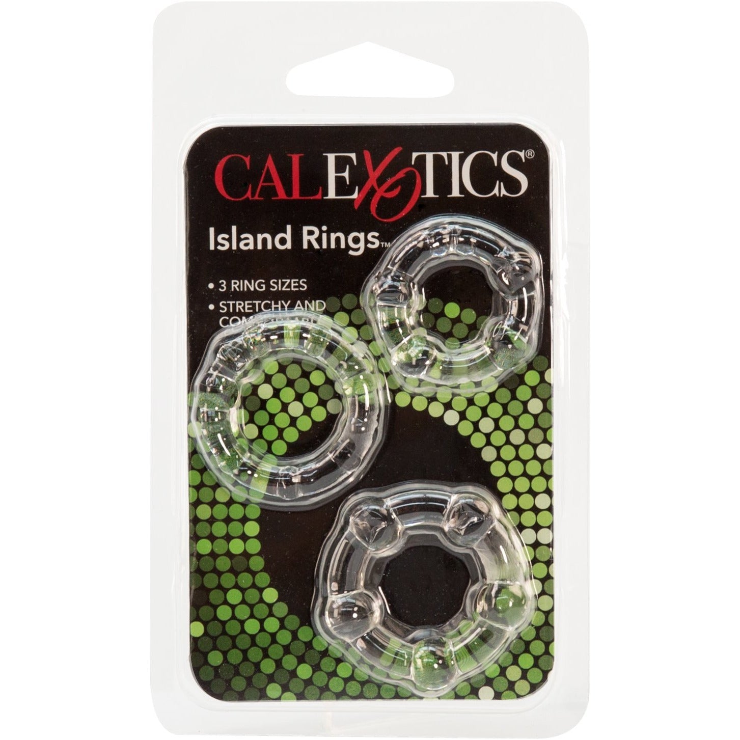 CalExotics® Silicone Island Rings - Clear