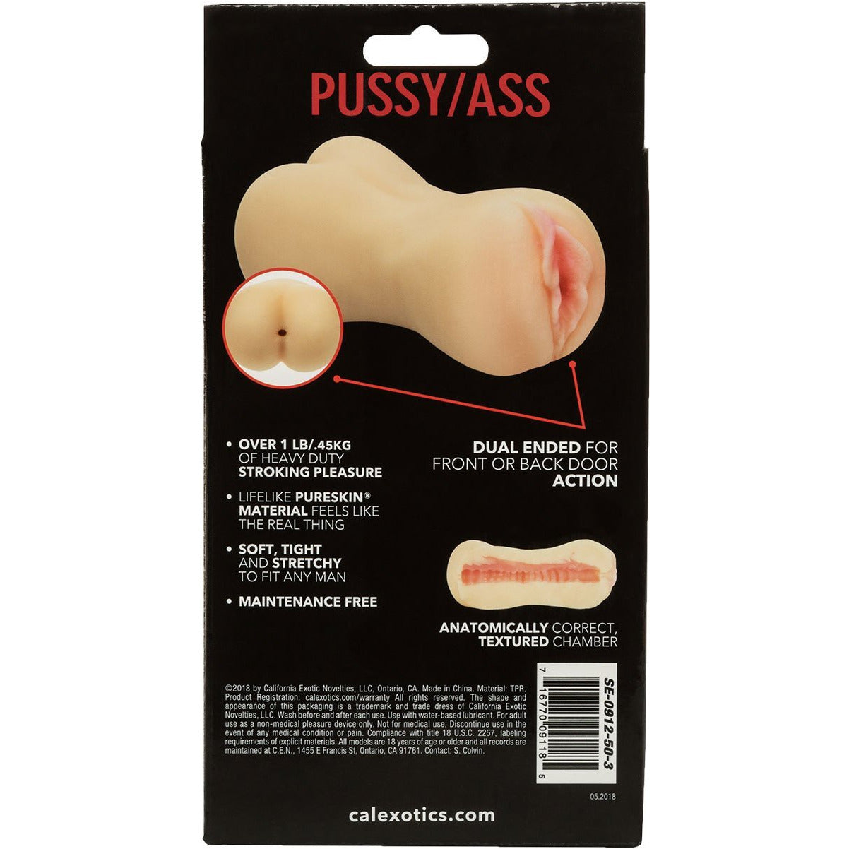 CalExotics® Stroke It - Pussy & Ass Masturbator