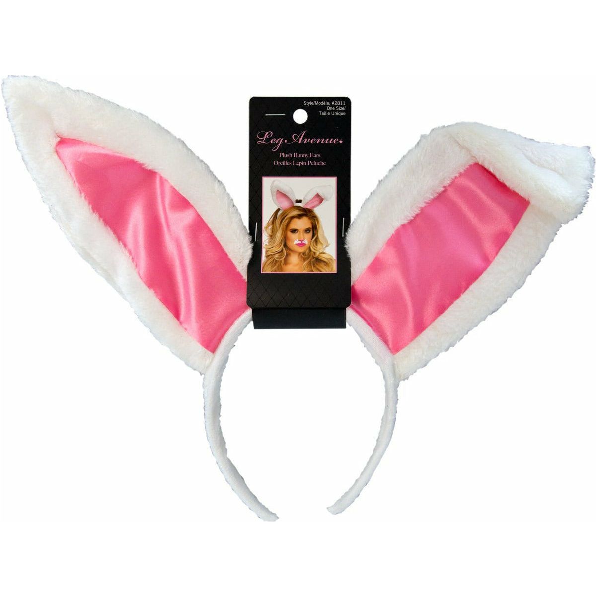 Leg Avenue Bunny Ears - White