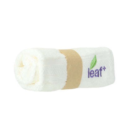 Swan Leaf+ Hand Towel – White
