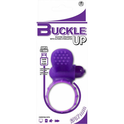 NMC Buckle Up - Vibrating Cock Ring - Purple