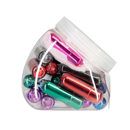 POWERBULLET 2.25" MINI BULLET BOWL OF 24 - 3 SPD - ASSTD COLOURS