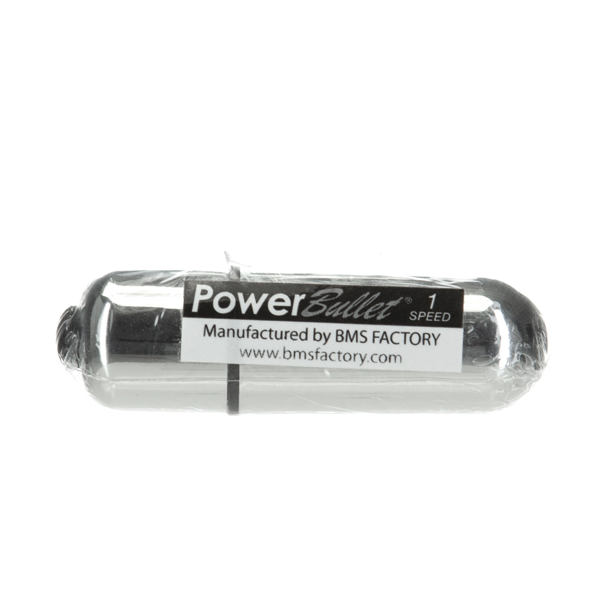 PowerBullet 1 Speed Vibrating Bullet - Battery Operated - Silver