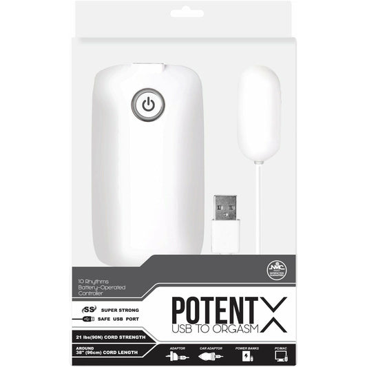 NMC Potent X - Bullet Vibrator - White