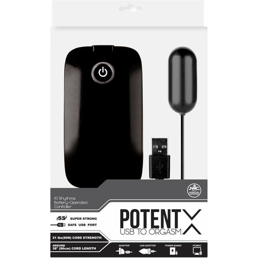 NMC Potent X - Bullet Vibrator - Black