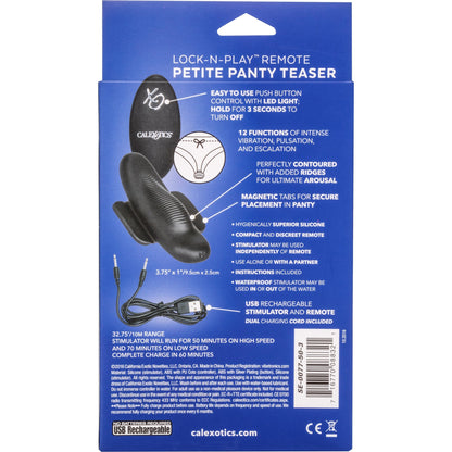 CalExotics® Lock-N-Play Remote Petite Panty Teaser