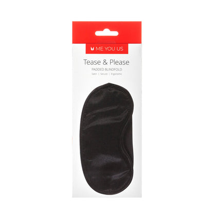 Kinx Tease & Please Padded Blindfold - Black