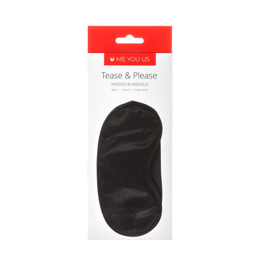 Kinx Tease & Please Padded Blindfold - Black