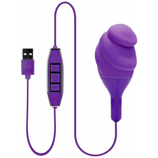 BMS Factory NMC Hands On - Textured Vibrator - Rechargeable - Purple