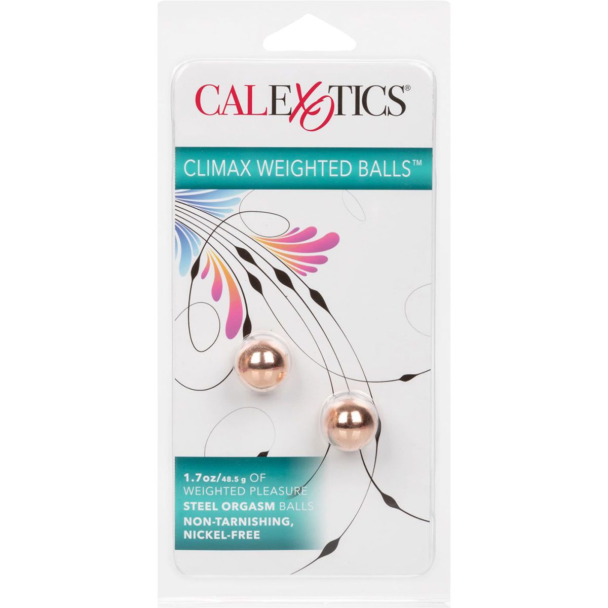 CalExotics – Climax Weighted Balls - Rose Gold