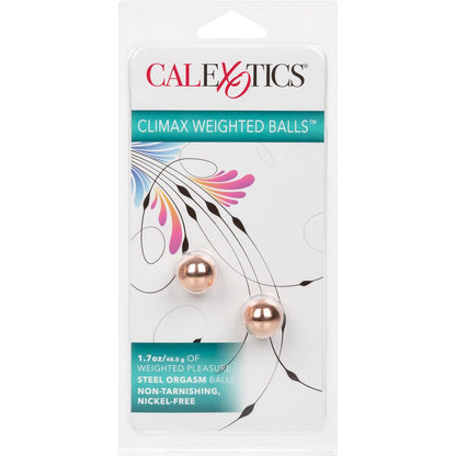 CalExotics – Climax Weighted Balls - Rose Gold