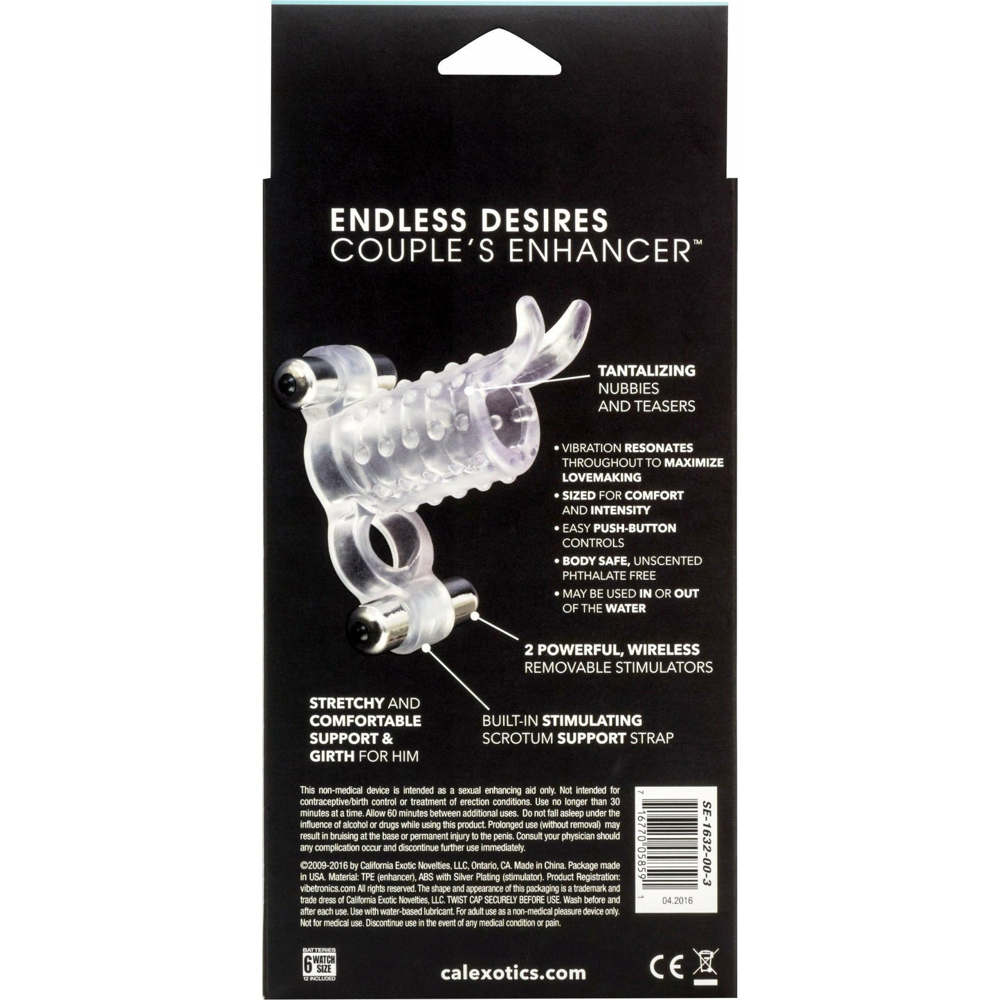 CalExotics® Endless Desires Couples Enhancer - Clear