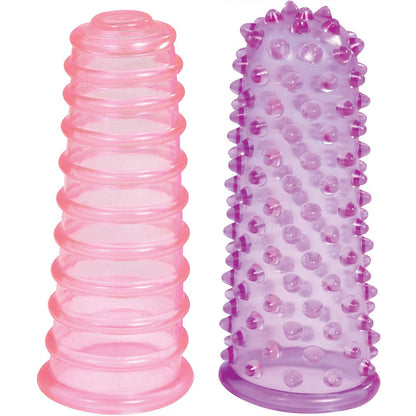 Kinx Lust Finger Sleeves - Pink and Purple