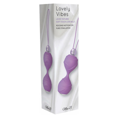 Mae B Lovely Vibes - Textured Kegel Balls - Purple