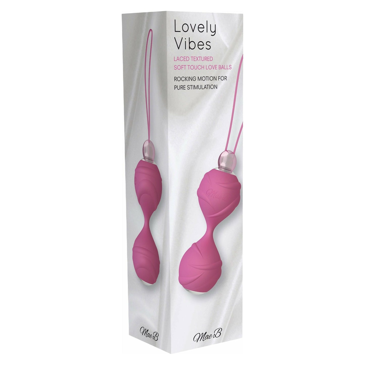 Mae B Lovely Vibes - Textured Kegel Balls - Pink