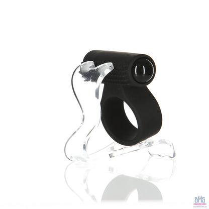 PowerBullet – Cosmic Ring – Vibrating Cock Ring – Black