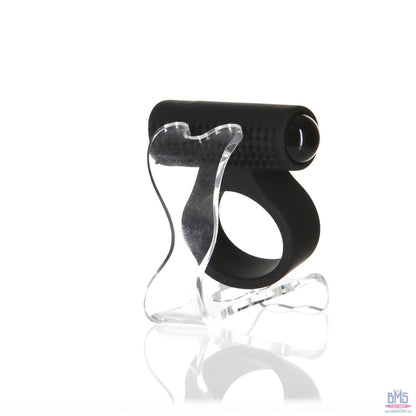 PowerBullet – Cosmic Ring – Vibrating Cock Ring – Black