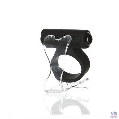 PowerBullet – Cosmic Ring – Vibrating Cock Ring – Black
