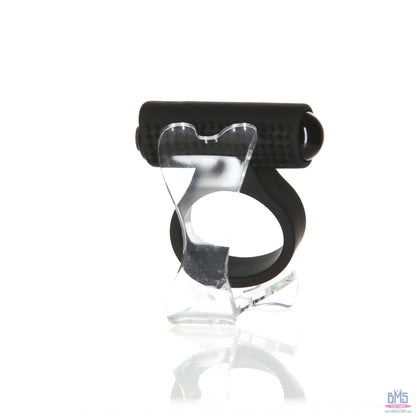 PowerBullet – Cosmic Ring – Vibrating Cock Ring – Black