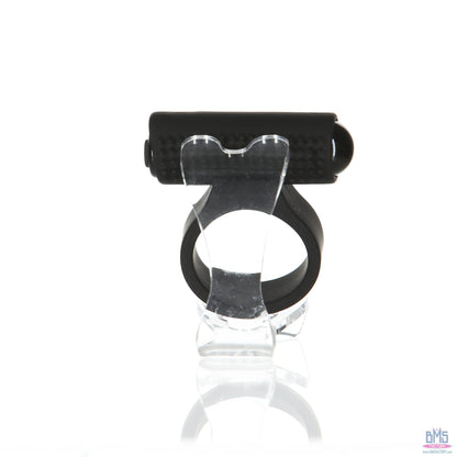 PowerBullet – Cosmic Ring – Vibrating Cock Ring – Black