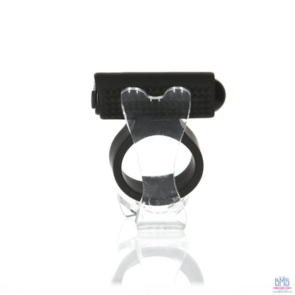 PowerBullet – Cosmic Ring – Vibrating Cock Ring – Black