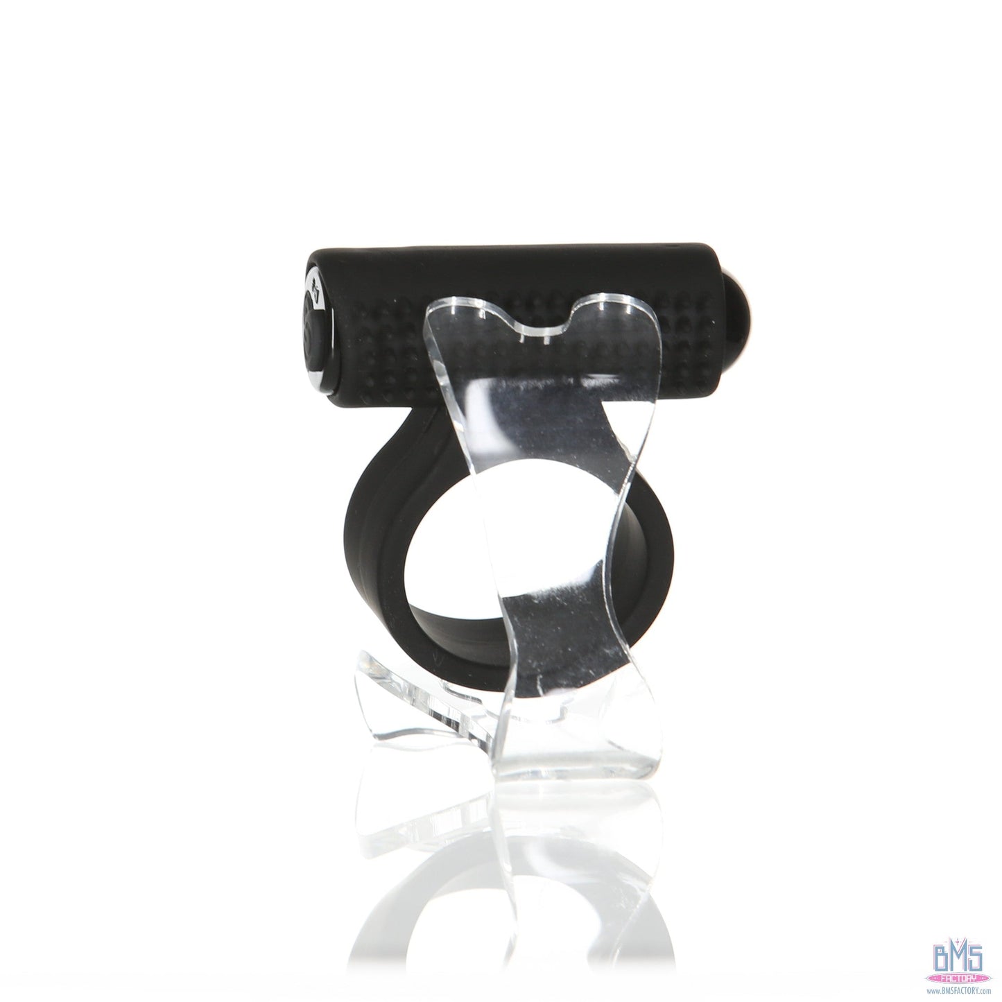 PowerBullet – Cosmic Ring – Vibrating Cock Ring – Black