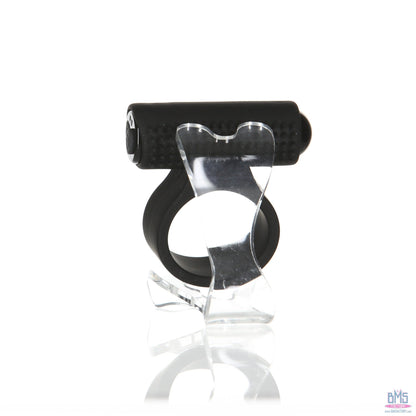 PowerBullet – Cosmic Ring – Vibrating Cock Ring – Black