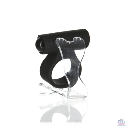 PowerBullet – Cosmic Ring – Vibrating Cock Ring – Black