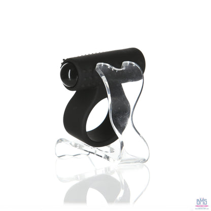 PowerBullet – Cosmic Ring – Vibrating Cock Ring – Black