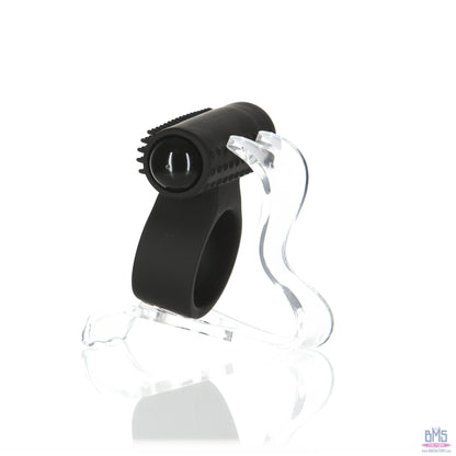 PowerBullet – Cosmic Ring – Vibrating Cock Ring – Black