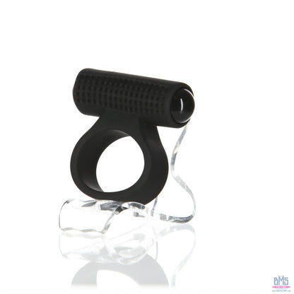 PowerBullet – Cosmic Ring – Vibrating Cock Ring – Black
