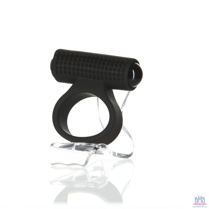 PowerBullet – Cosmic Ring – Vibrating Cock Ring – Black