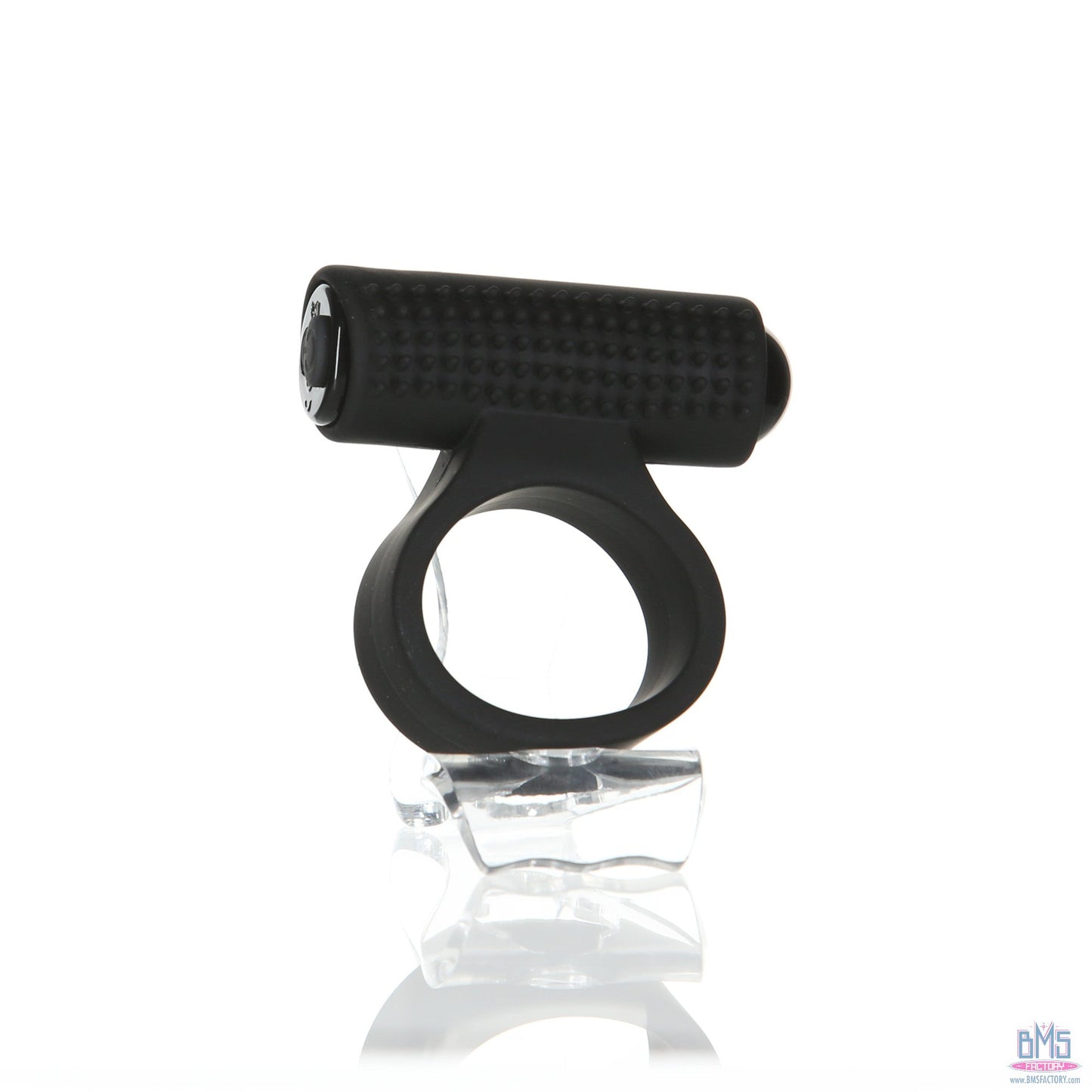 PowerBullet – Cosmic Ring – Vibrating Cock Ring – Black