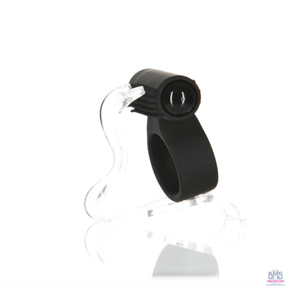 PowerBullet – Cosmic Ring – Vibrating Cock Ring – Black
