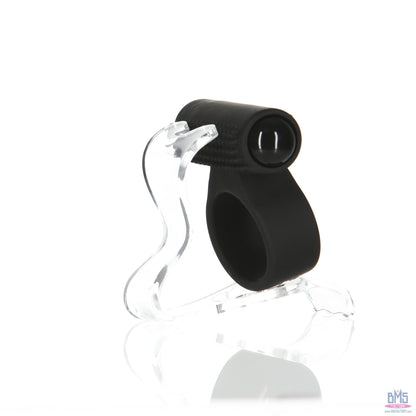 PowerBullet – Cosmic Ring – Vibrating Cock Ring – Black