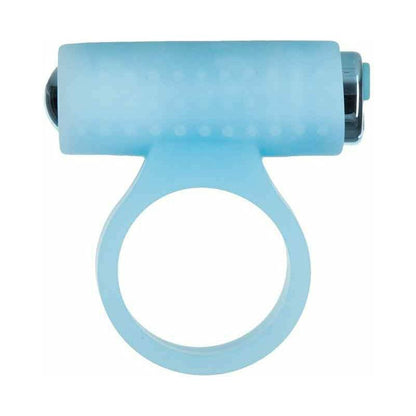 PowerBullet – Cosmic Ring – Vibrating Cock Ring – Glow-in-the-Dark Blue