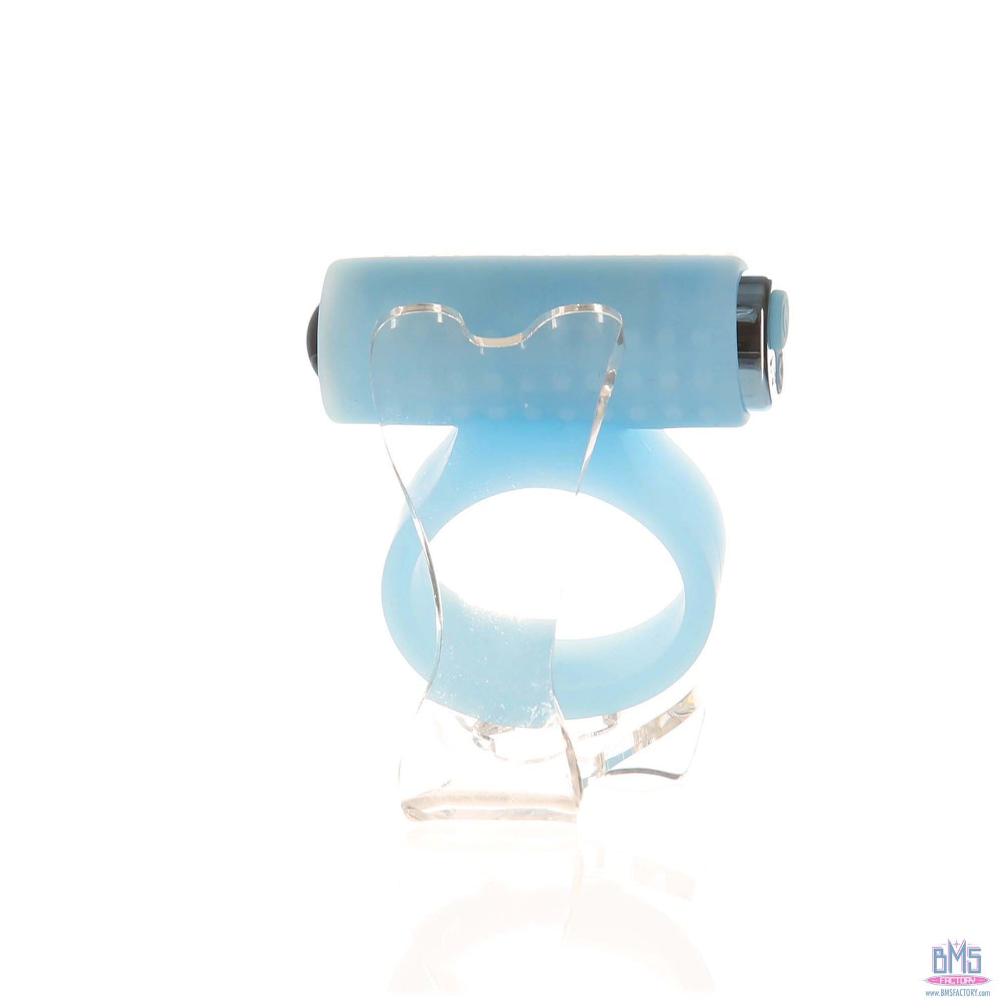 PowerBullet – Cosmic Ring – Vibrating Cock Ring – Glow-in-the-Dark Blue