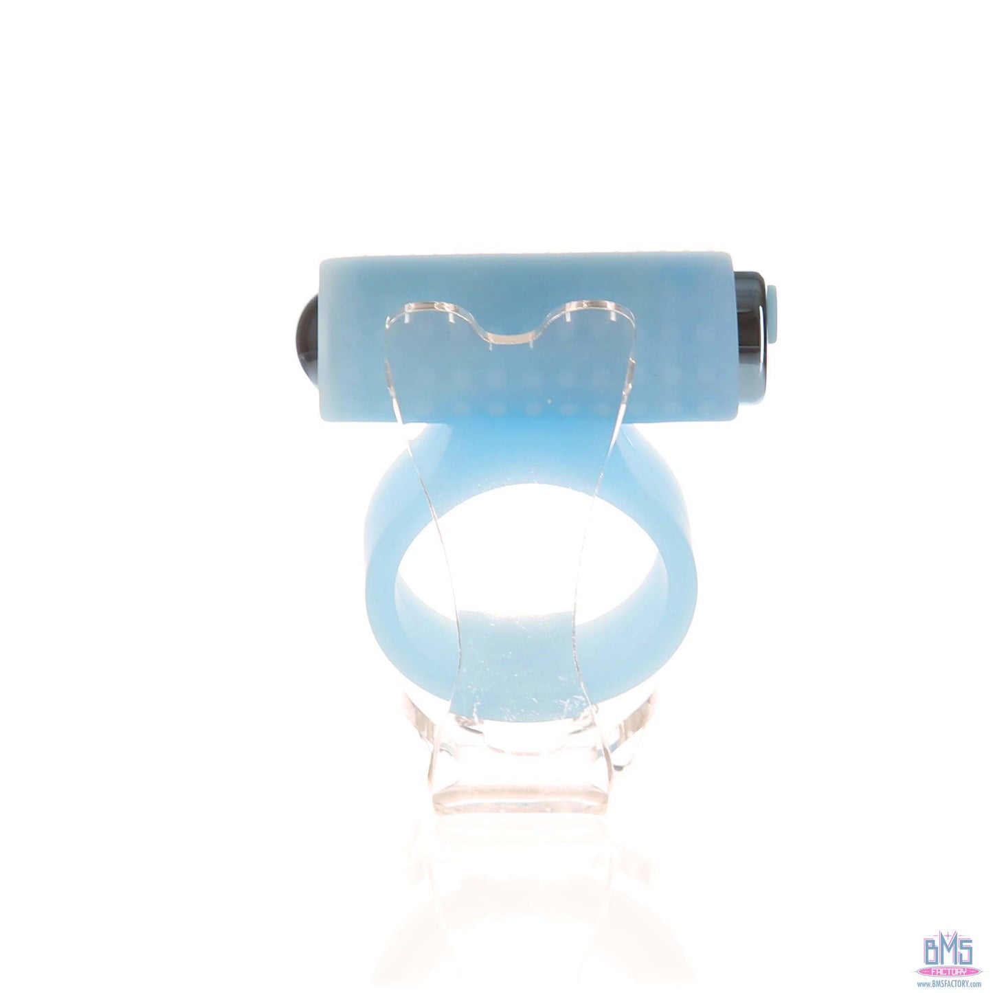 PowerBullet – Cosmic Ring – Vibrating Cock Ring – Glow-in-the-Dark Blue