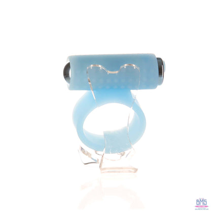PowerBullet – Cosmic Ring – Vibrating Cock Ring – Glow-in-the-Dark Blue