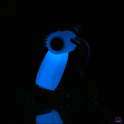 PowerBullet – Cosmic Ring – Vibrating Cock Ring – Glow-in-the-Dark Blue