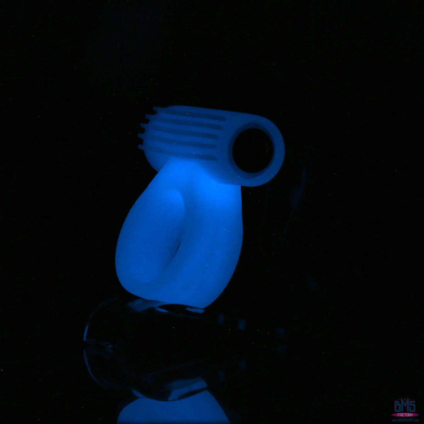 PowerBullet – Cosmic Ring – Vibrating Cock Ring – Glow-in-the-Dark Blue
