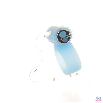 PowerBullet – Cosmic Ring – Vibrating Cock Ring – Glow-in-the-Dark Blue