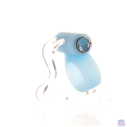 PowerBullet – Cosmic Ring – Vibrating Cock Ring – Glow-in-the-Dark Blue