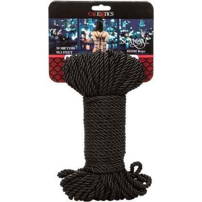CalExotics® Scandal BDSM Rope – Black – 30 Meters