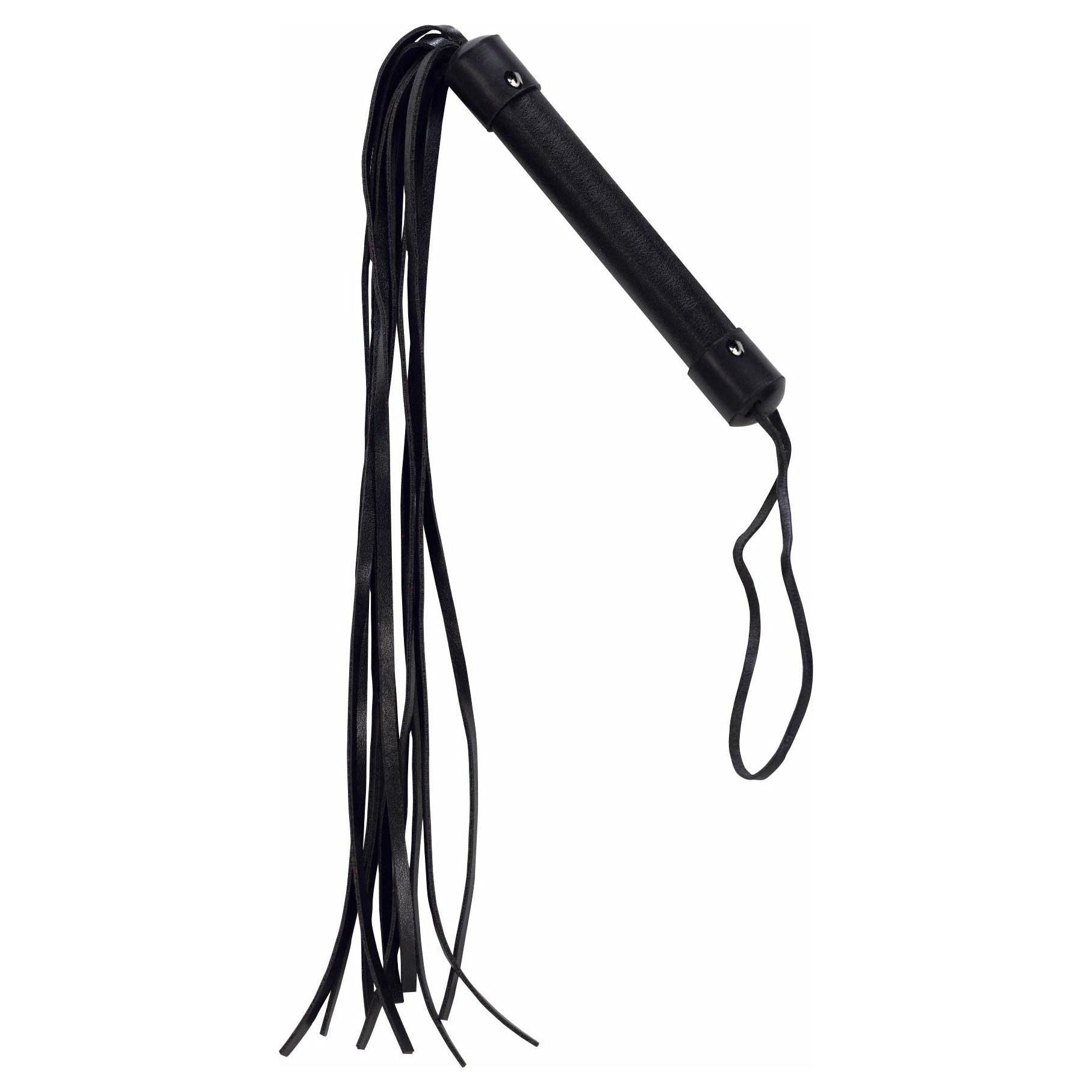 Punishment Black Leather Whip