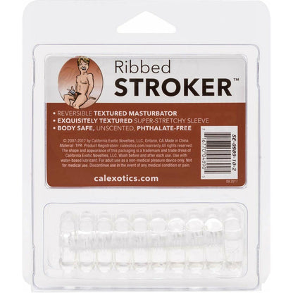 CalExotics® Ribbed Stroker - Clear