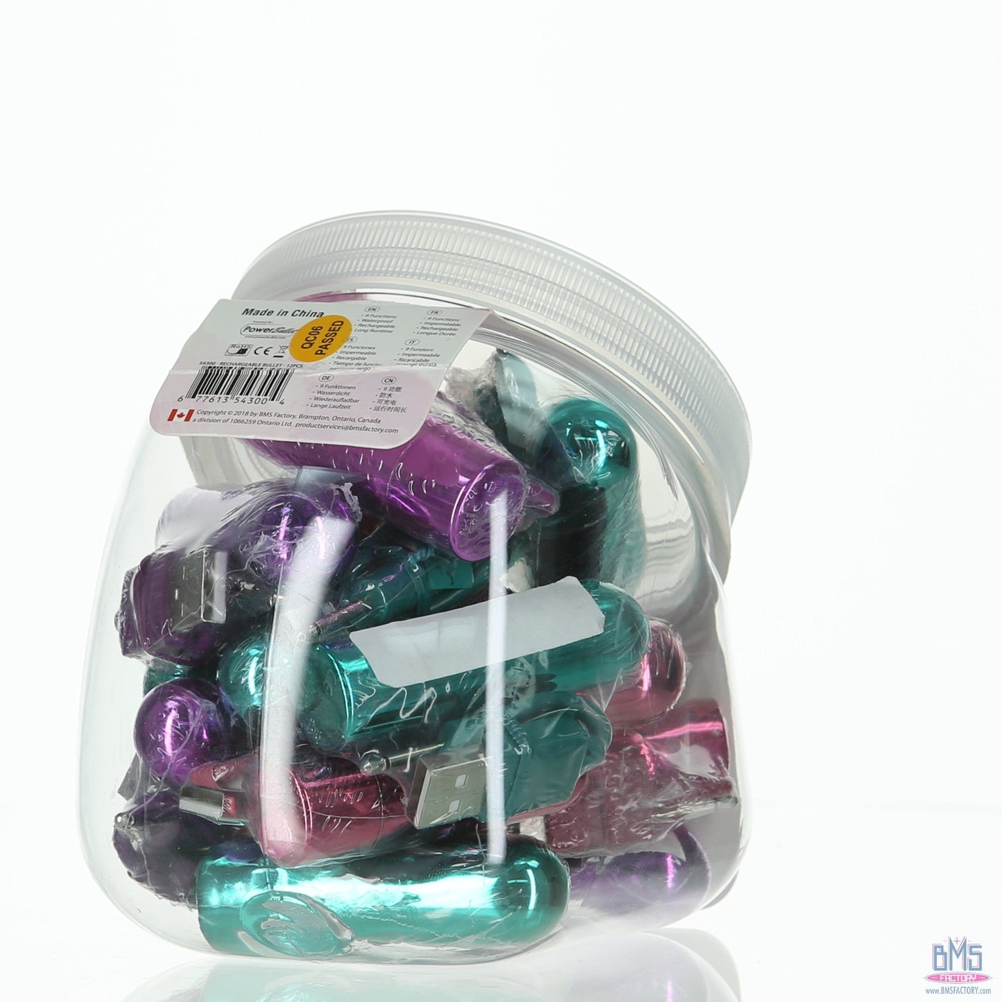 PowerBullet Rechargeable Power Bullet Bowl - Display of 12